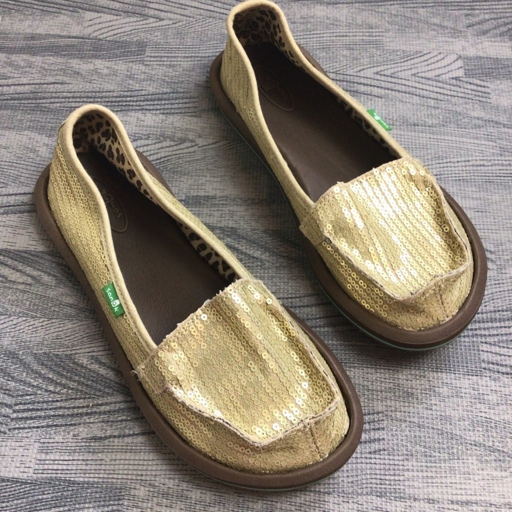 Sanuk Limelight II Sequin Sidewalk Surfer Loafer